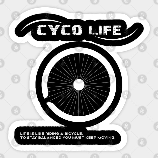 Amazing CYCO (CYCLE) LIFE Sticker by mjhejazy